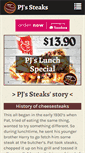 Mobile Screenshot of pjssteaks.com